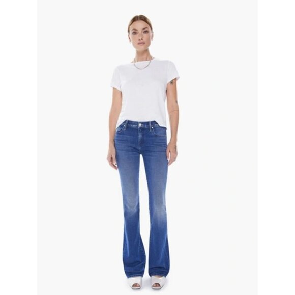 💕MOTHER💕 The Down Low Weekender Heel Jeans ~ High Tide 31 NWT - Picture 3 of 16